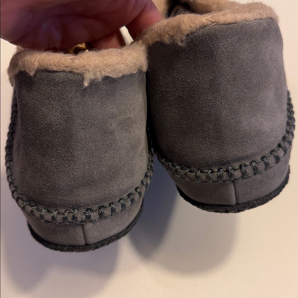 Sorel Men’s Gray Suede Slip-On Shearling Lined Slippers Sz 11. NWOB Tub5 - Picture 3 of 6